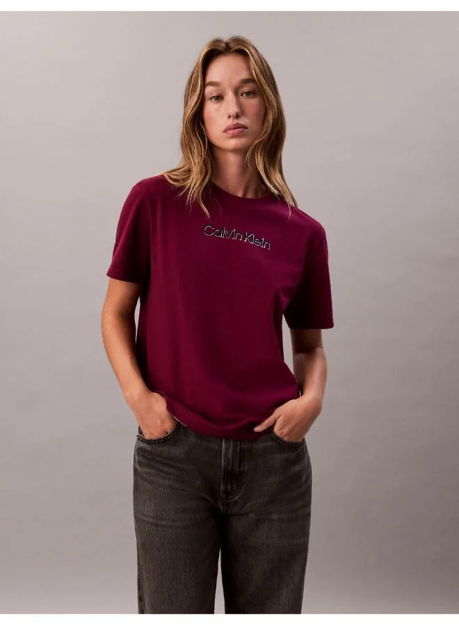 Calvin Klein Jeans Graphic Crew Neck T-Shirt